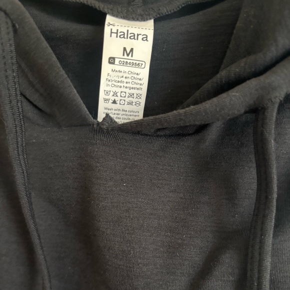 HALARA Black Sleeveless Hoodie! NWOT Size - SALE 2/$40 - Picture 5 of 5